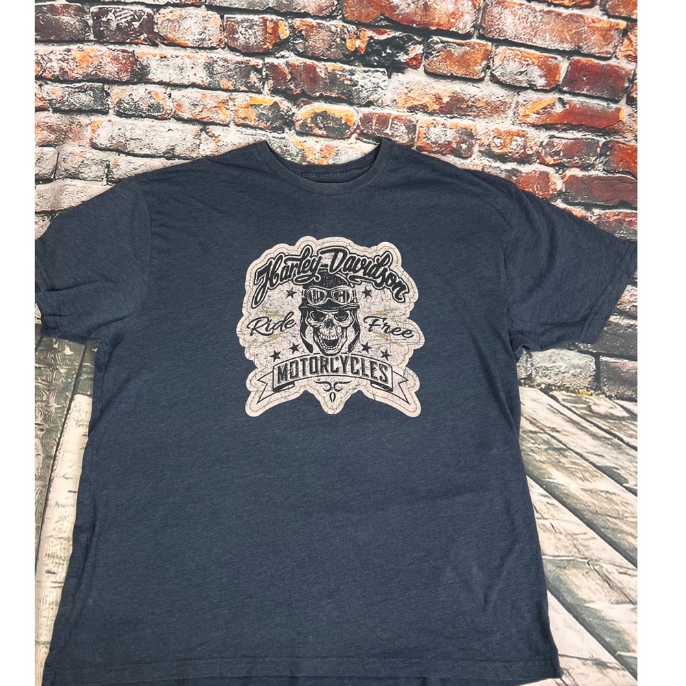 Harley-Davidson‎ Nassau Bahamas Ride Free Skull Graphic T-Shirt Mens XL